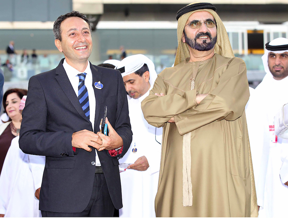 Raed Barqawi with Sheikh Mohammed bin Rashid Al Maktoum